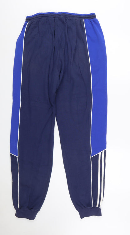 Adidas Men's Blue Sweatpants L Sports Casual Trousers