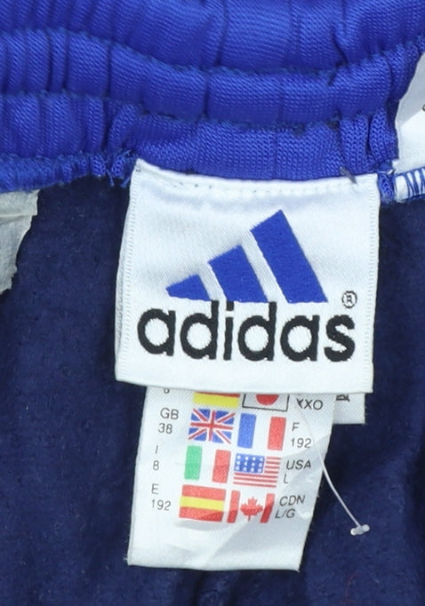 Adidas Men's Blue Sweatpants L Sports Casual Trousers