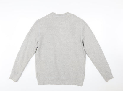 Nautica Men's Grey XS Crew Neck Cotton Blend Sweatshirt