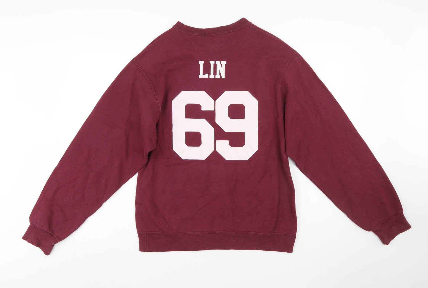 Jerzees Womens Burgundy LTCC 2014 Graphic Pullover Sweatshirt Size S