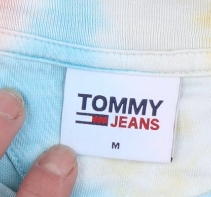 Tommy Jeans Women's Multicoloured Cropped T-Shirt M
