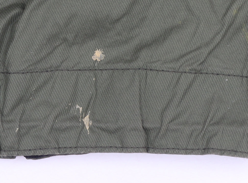 J.Crew Women’s Green Hooded Anorak Jacket XXS Cotton Zip