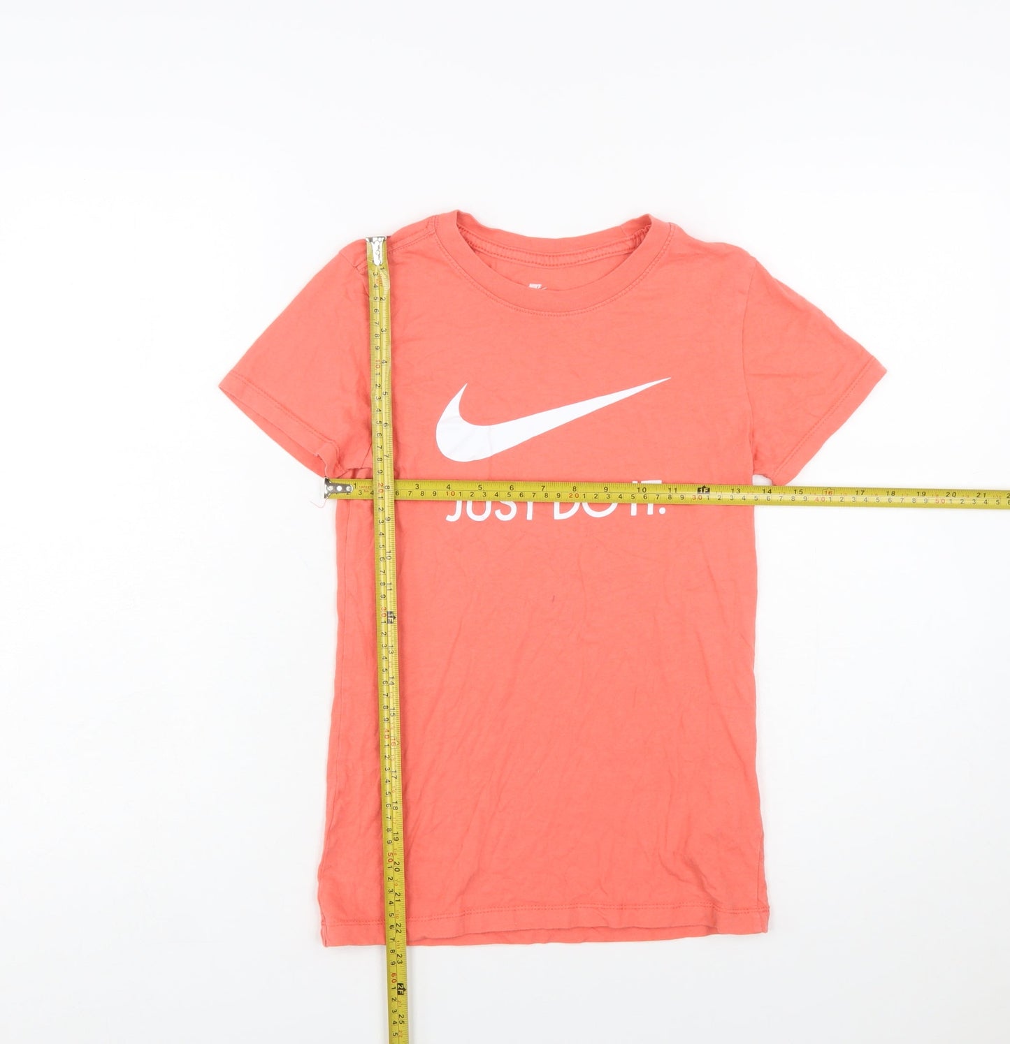 Nike Women’s Pink Slim Fit T-Shirt XS Crew Neck Short Sleeve