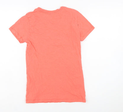 Nike Women’s Pink Slim Fit T-Shirt XS Crew Neck Short Sleeve