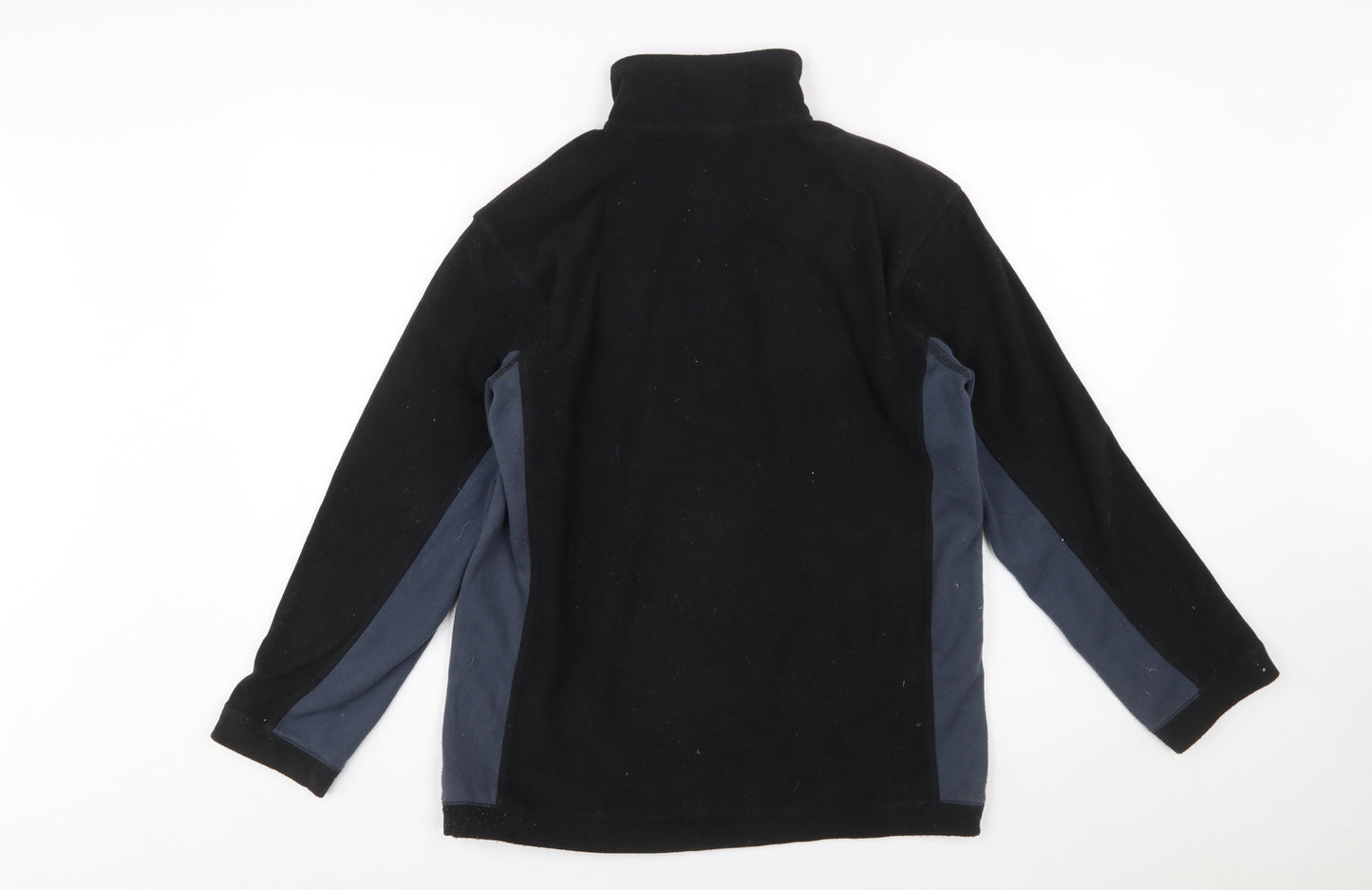 Russell Women's Black & Grey Fleece Pullover Sweatshirt L 14/16