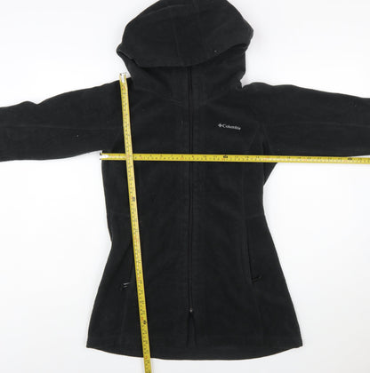 Columbia Women's Black Fleece Hooded Jacket Size S