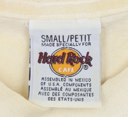 Hard Rock Cafe New York Women Ivory Small Vintage T-Shirt