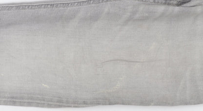 Diesel Industry Men's Grey Slim Fit Straight Leg Jeans Size 29
