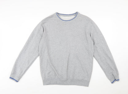 Uniqlo Men’s Grey Crew Neck Pullover Sweatshirt Size L