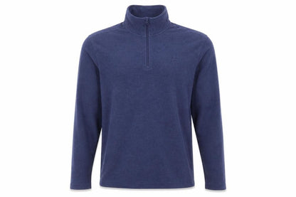 Starter Mens Blue 1/4 Zip Fleece Sweatshirt Size S
