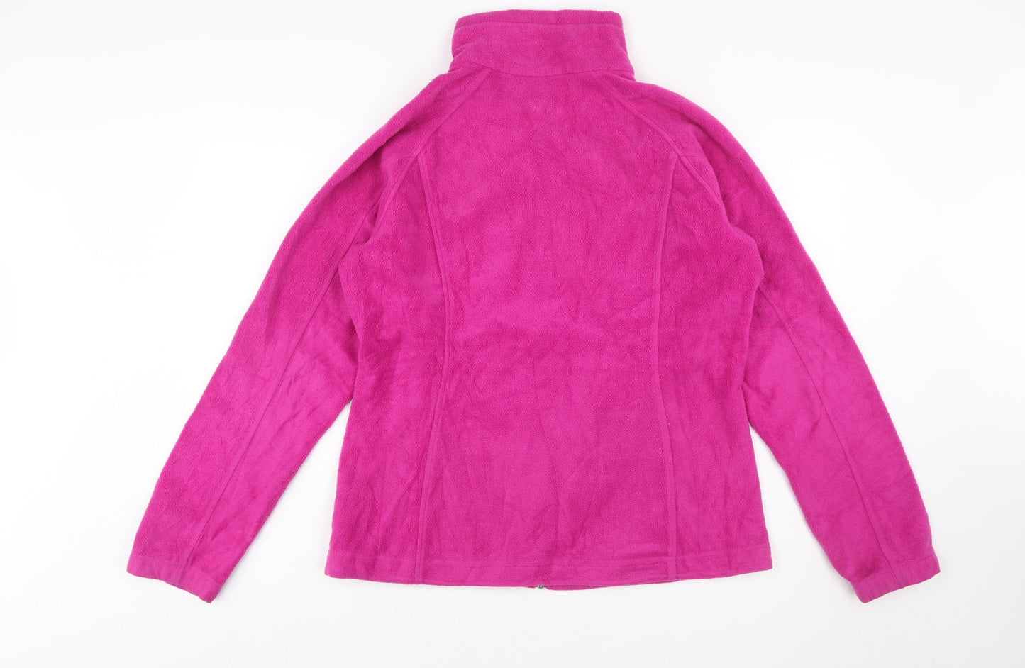 Columbia Women's Pink Fleece Full Zip Jacket Size L