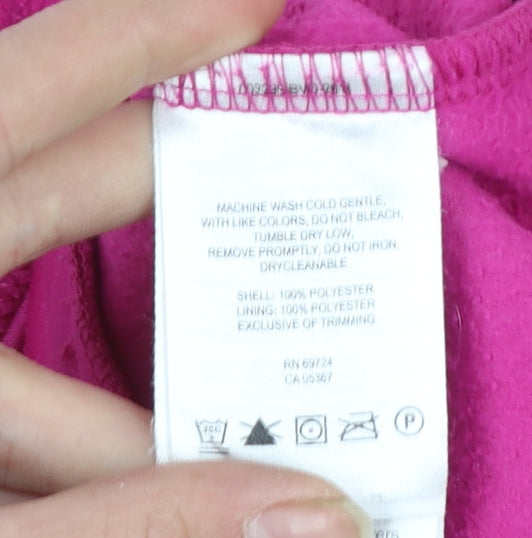 Columbia Women's Pink Fleece Full Zip Jacket Size L