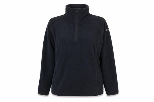 Columbia Women’s Black Fleece 1/2 Zip Pullover Sweatshirt Size L