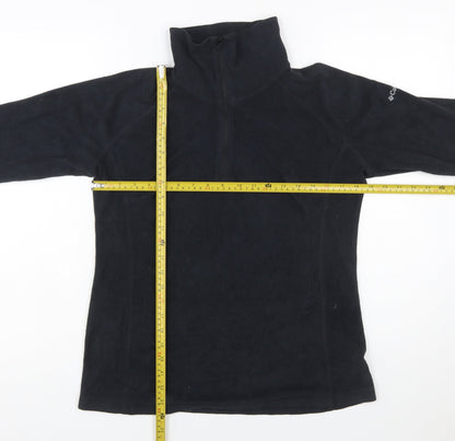 Columbia Women’s Black Fleece 1/2 Zip Pullover Sweatshirt Size L