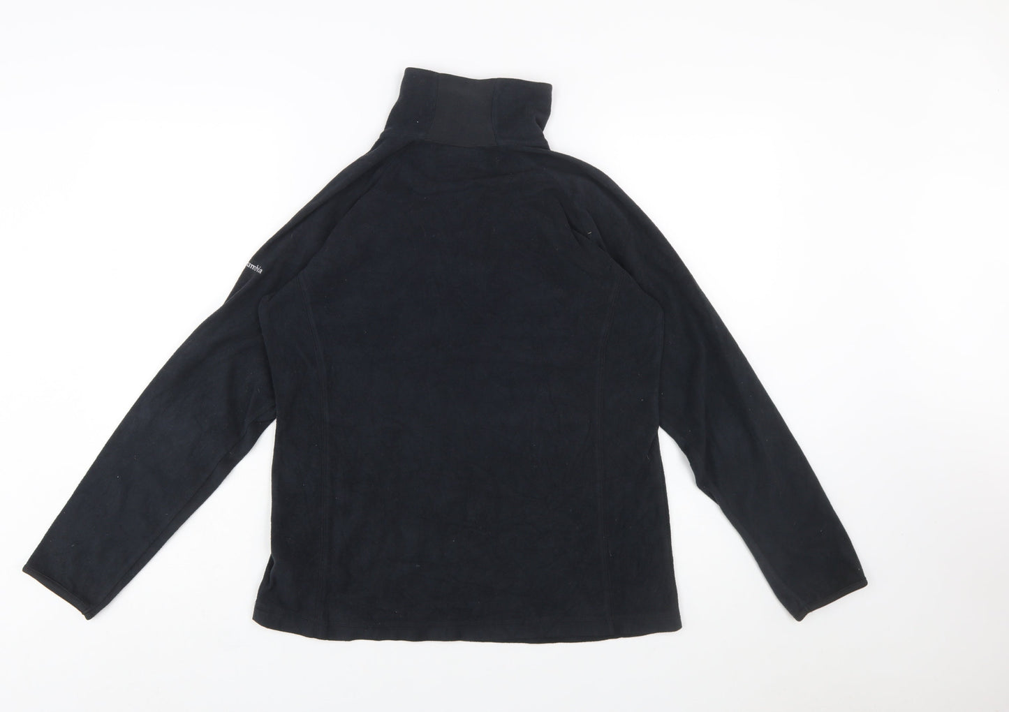 Columbia Women’s Black Fleece 1/2 Zip Pullover Sweatshirt Size L