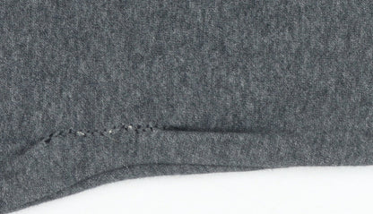 Adidas Men Grey XL Pullover Hoodie Fleece Logo Sportswear