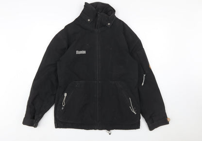 Mambo Men’s Black Waterproof Windbreaker Jacket Size L