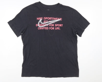Nike Women's Black Sportswear Graphic T-Shirt Size S