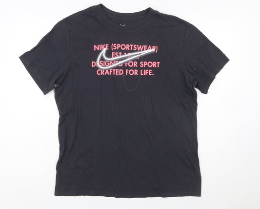 Nike Women's Black Sportswear Graphic T-Shirt Size S