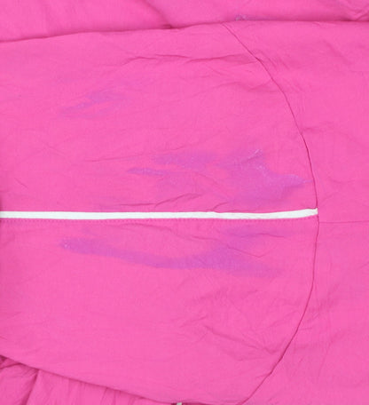 Champion Women's Pink Windbreaker Jacket Size L Zip Lightweight