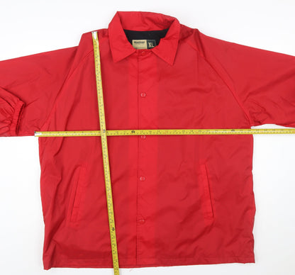 WearGuard Men's Red XL Waterproof Nylon Work Jacket