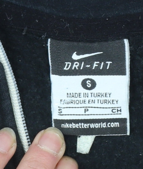 Nike Men's Black Dri-Fit Full Zip Hoodie Size S