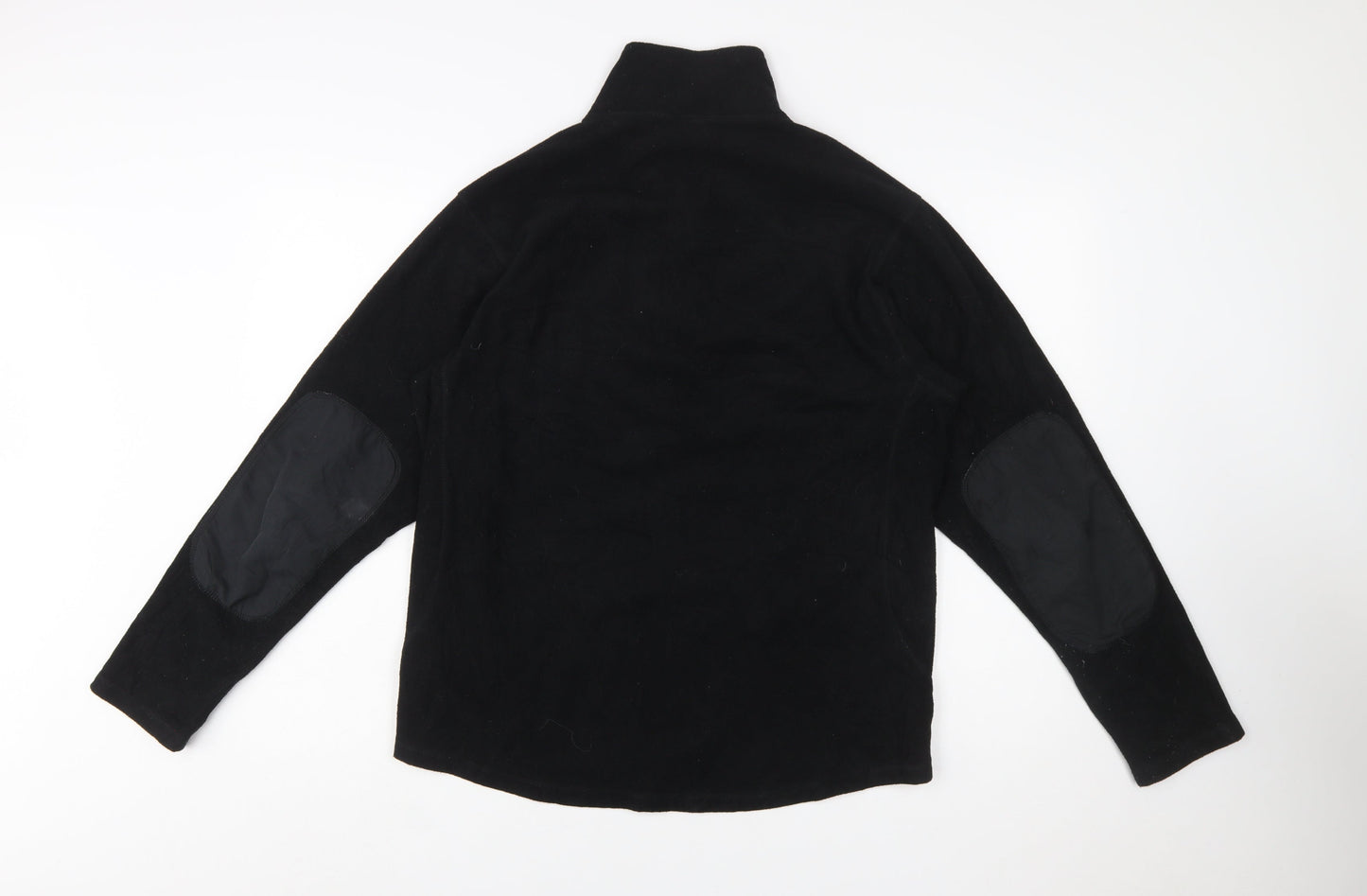 Condor Men's Black Fleece 1/4 Zip Pullover Sweatshirt Size L