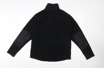 Condor Men's Black Fleece 1/4 Zip Pullover Sweatshirt Size L
