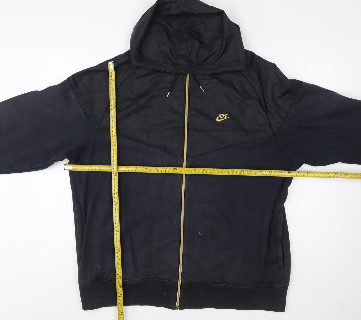 Nike Womens Black Full Zip Hoodie XL Sportswear Jacket