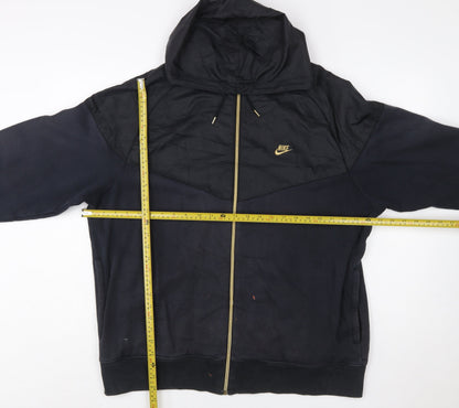 Nike Womens Black Full Zip Hoodie XL Sportswear Jacket