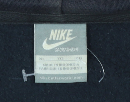 Nike Womens Black Full Zip Hoodie XL Sportswear Jacket
