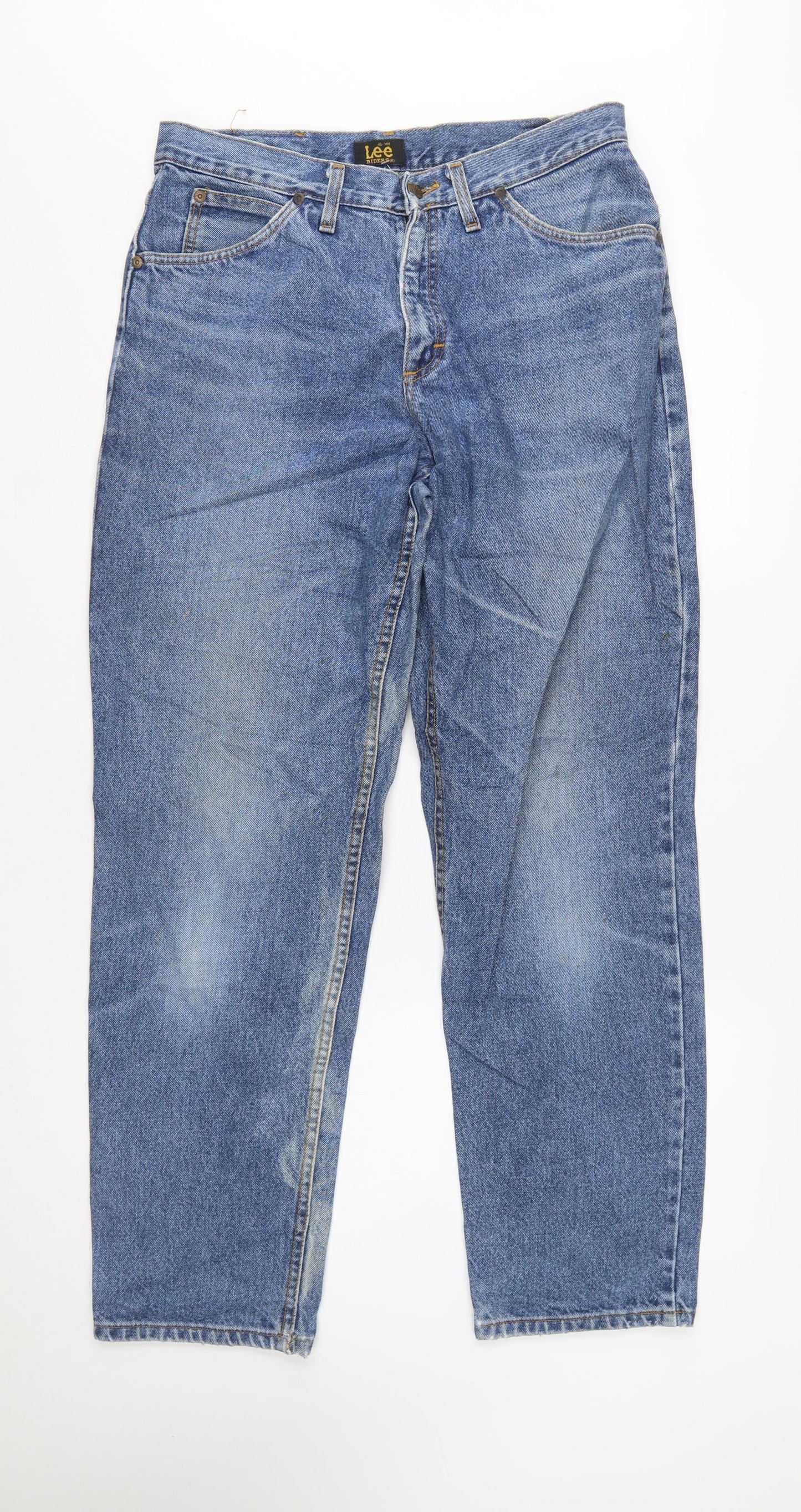 Lee Riders Men's Blue 34x32 Straight Fit Vintage Denim Jeans