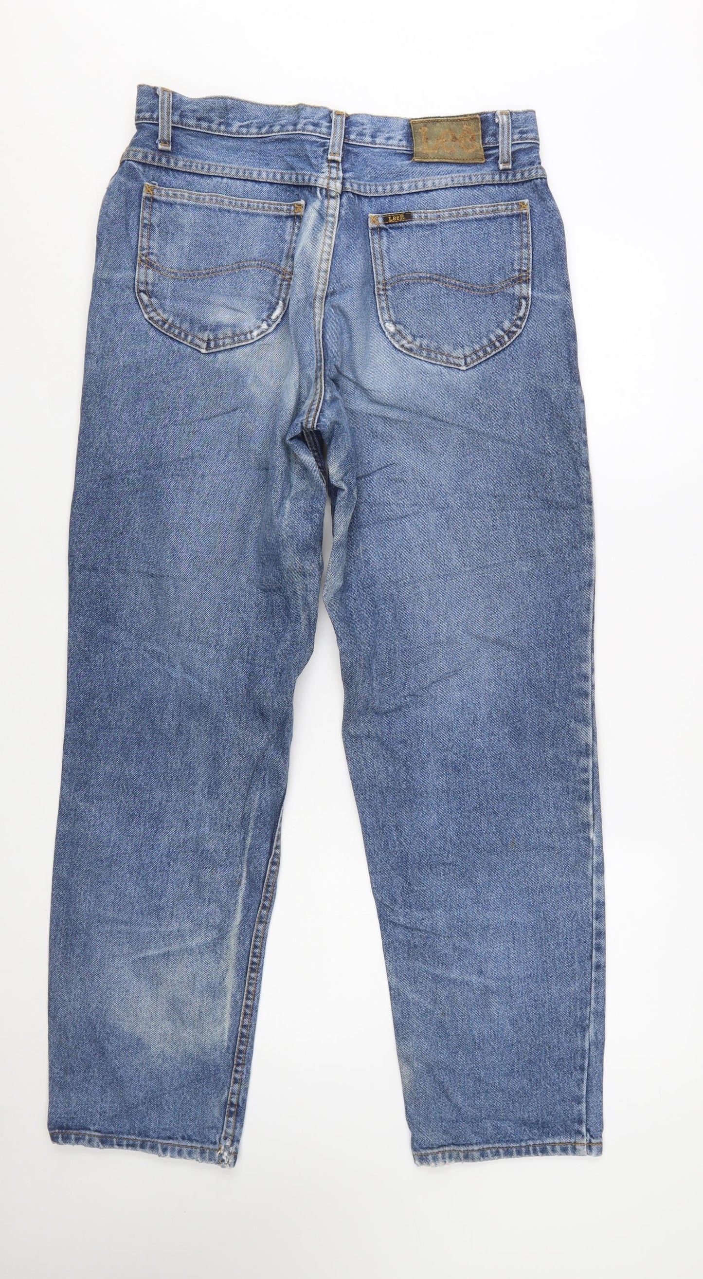 Lee Riders Men's Blue 34x32 Straight Fit Vintage Denim Jeans