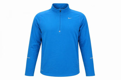 Nike Men's Blue Dri-FIT 1/4 Zip Running Sweatshirt Size S