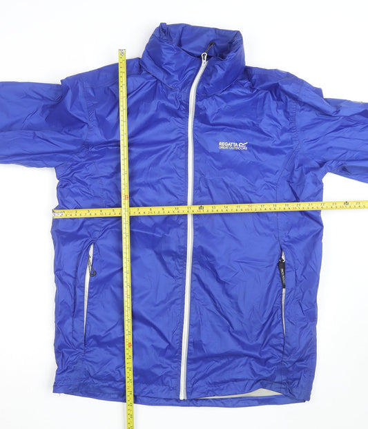 Regatta Men's Blue L Lightweight Windbreaker Jacket Outdoor Hiking