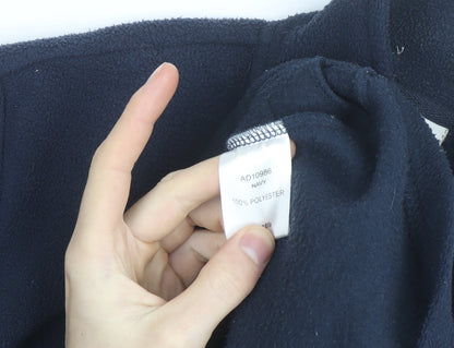 Cotton Traders Womens Blue Size 12 Fleece Full Zip Jacket