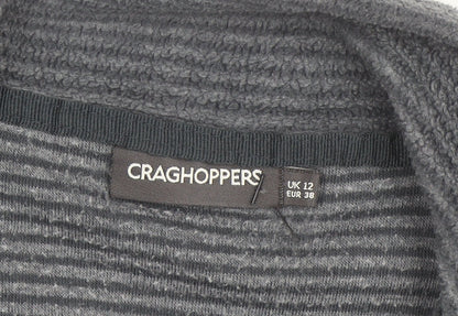 Craghoppers Womens Grey Fleece Half Zip Activewear Jacket UK 12