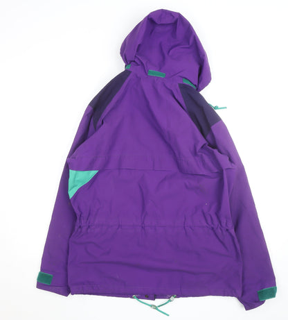 Berghaus Men’s Purple Waterproof 90s Gore-Tex Hooded Jacket L