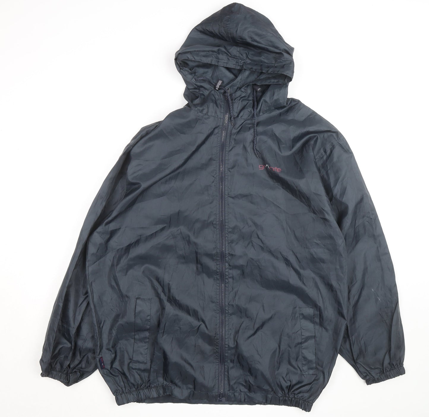 Granite Outdoors Women's Blue Hooded Windbreaker Jacket Size 16