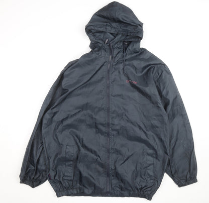 Granite Outdoors Women's Blue Hooded Windbreaker Jacket Size 16