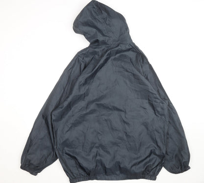 Granite Outdoors Women's Blue Hooded Windbreaker Jacket Size 16