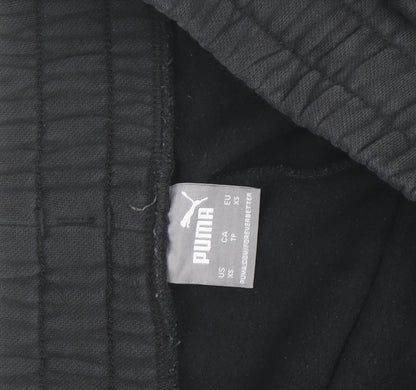 Puma Men's Black XS Jogger Sweatpants Fleece Activewear Trousers