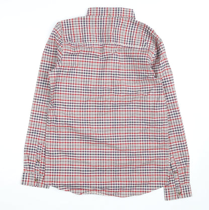 Next Boys Multicoloured Check Button-Up Long Sleeve Shirt 15 Years