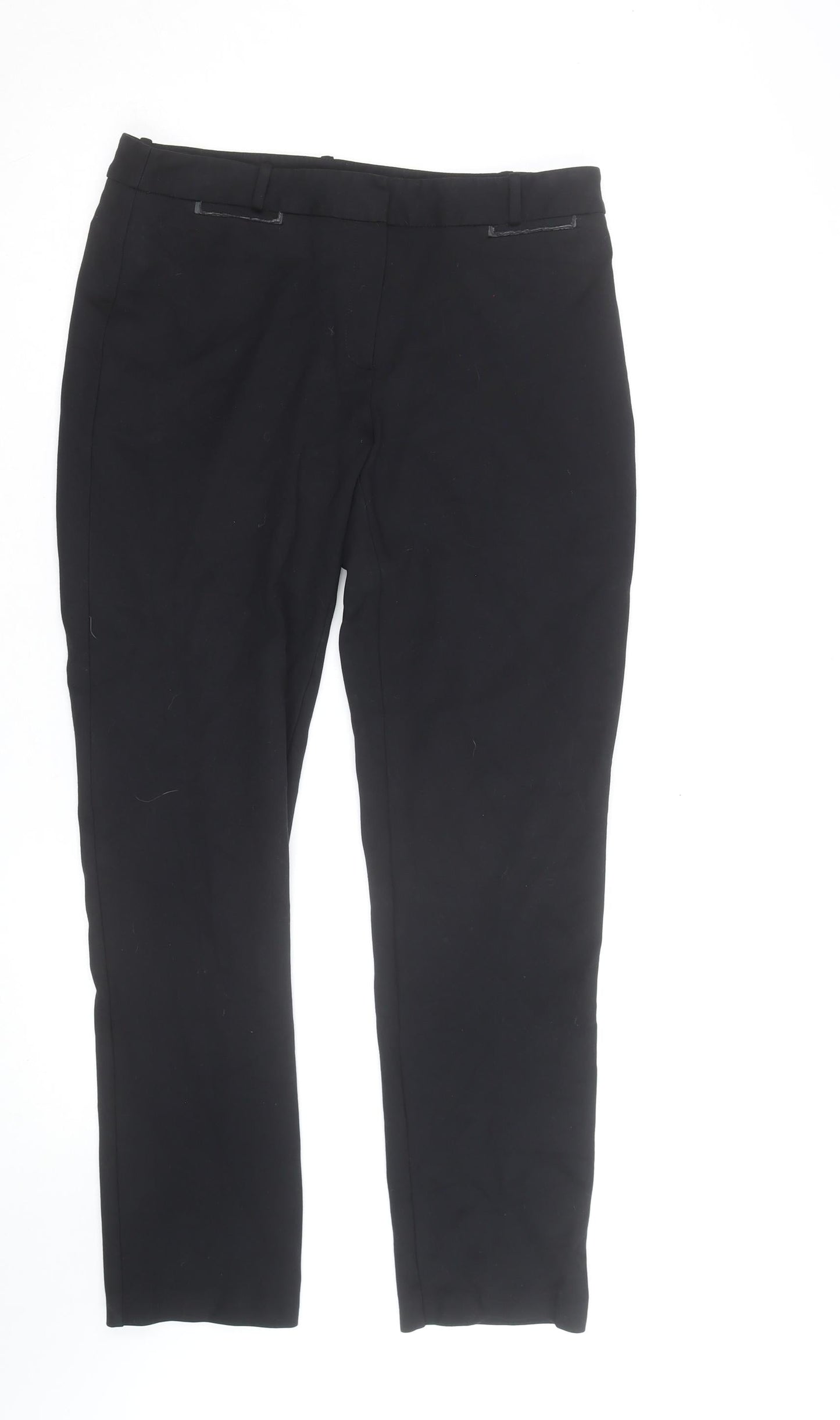 St. Bernard Black Women's Size 12 Slim Fit Stretch Business Trousers