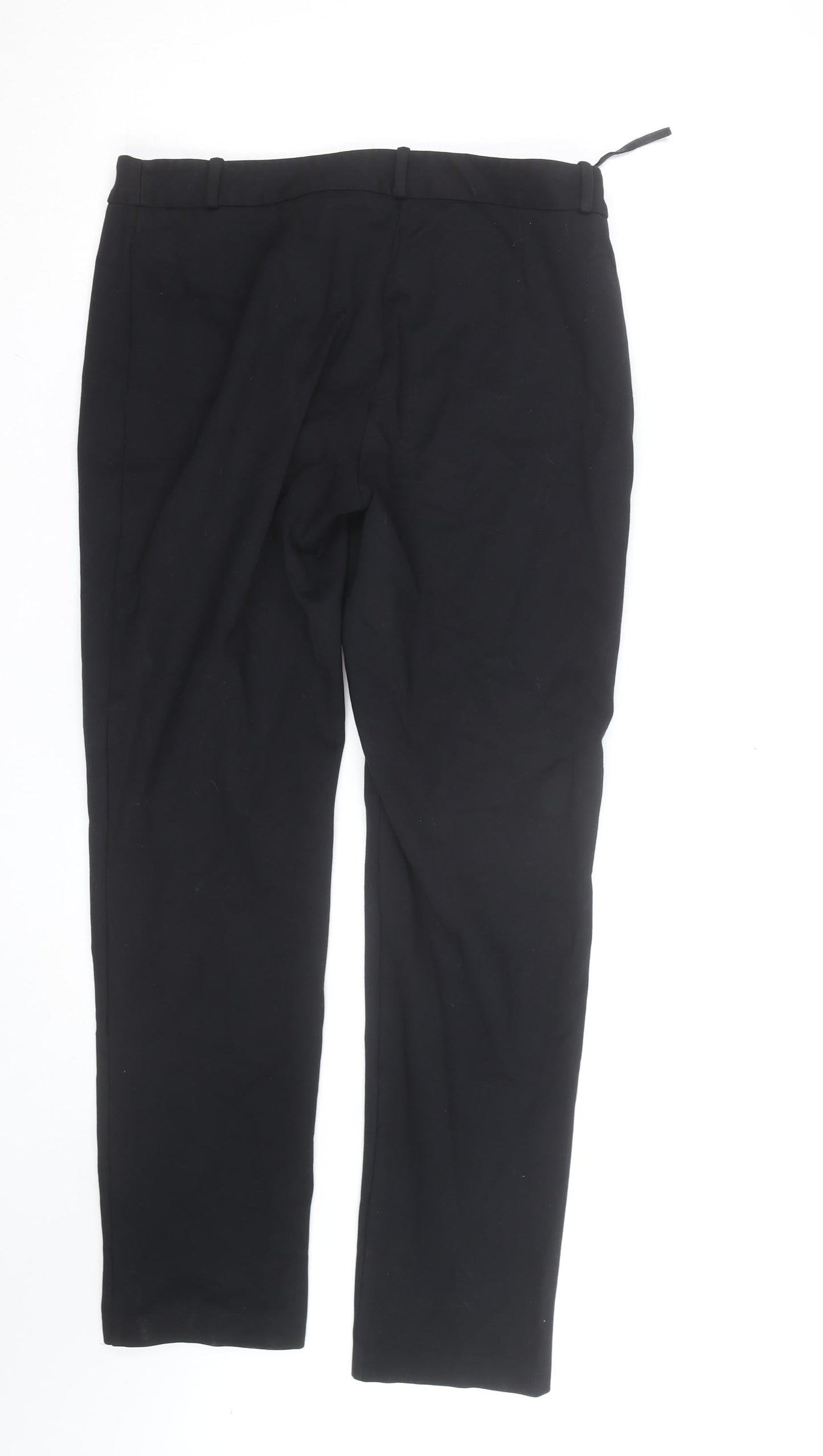 St. Bernard Black Women's Size 12 Slim Fit Stretch Business Trousers