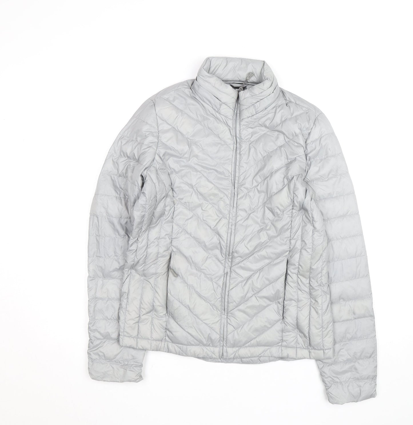 32 Degrees Heat Men's Grey Lightweight Puffer Jacket Size S