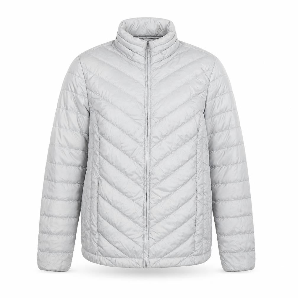 32 Degrees Heat Men's Grey Lightweight Puffer Jacket Size S