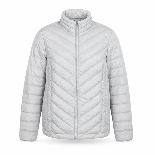 32 Degrees Heat Men's Grey Lightweight Puffer Jacket Size S