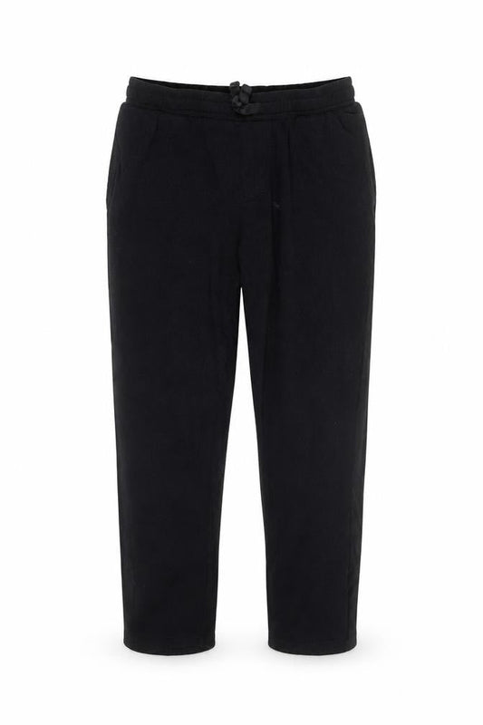 Pure Collection Women Black M Jogger Trousers Cotton Blend