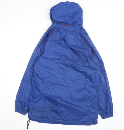 Regatta Men's Blue Waterproof Hooded Rain Jacket UK 12 / 38